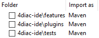 4diac IDE not imported folders