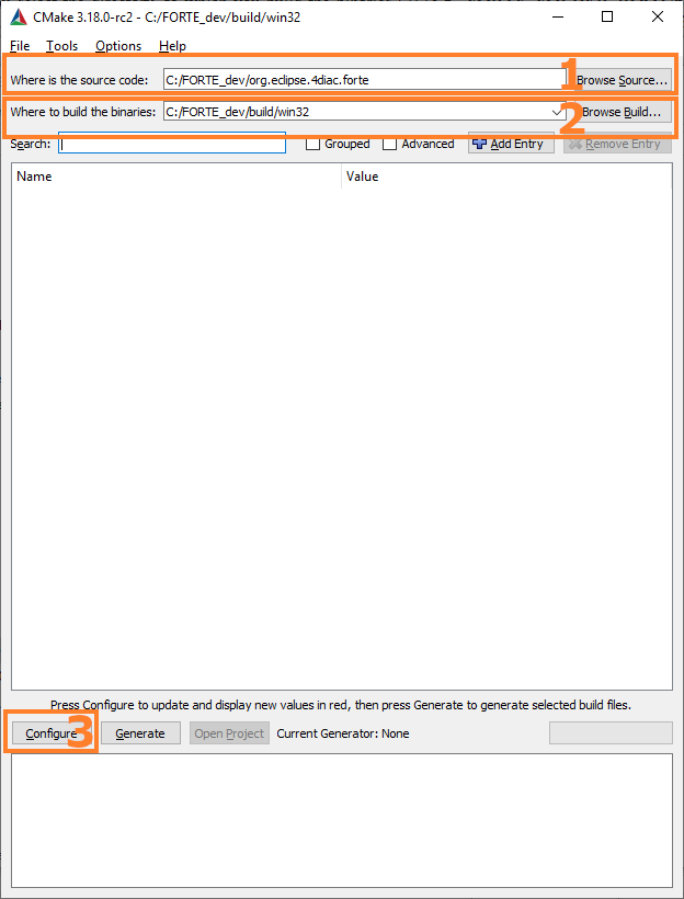 First step in CMake