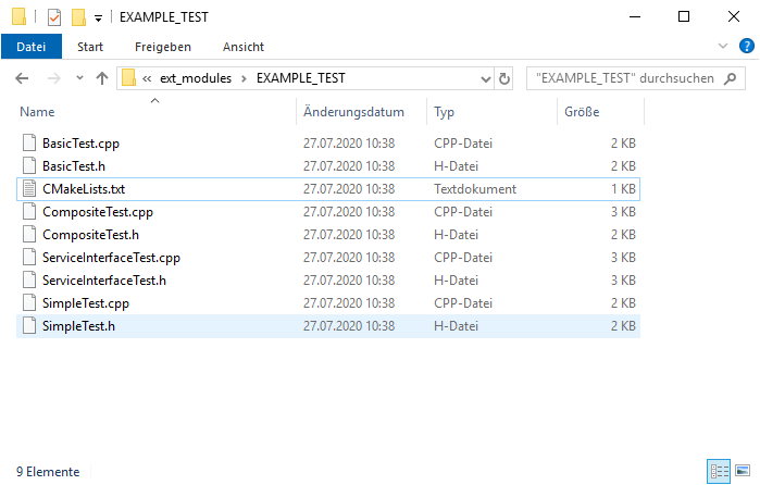 File Structure to add modules