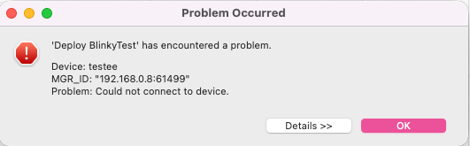 Major Download Error pop-up