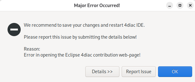 One-Click Issue Reporting From Error Dialog | The Eclipse Foundation