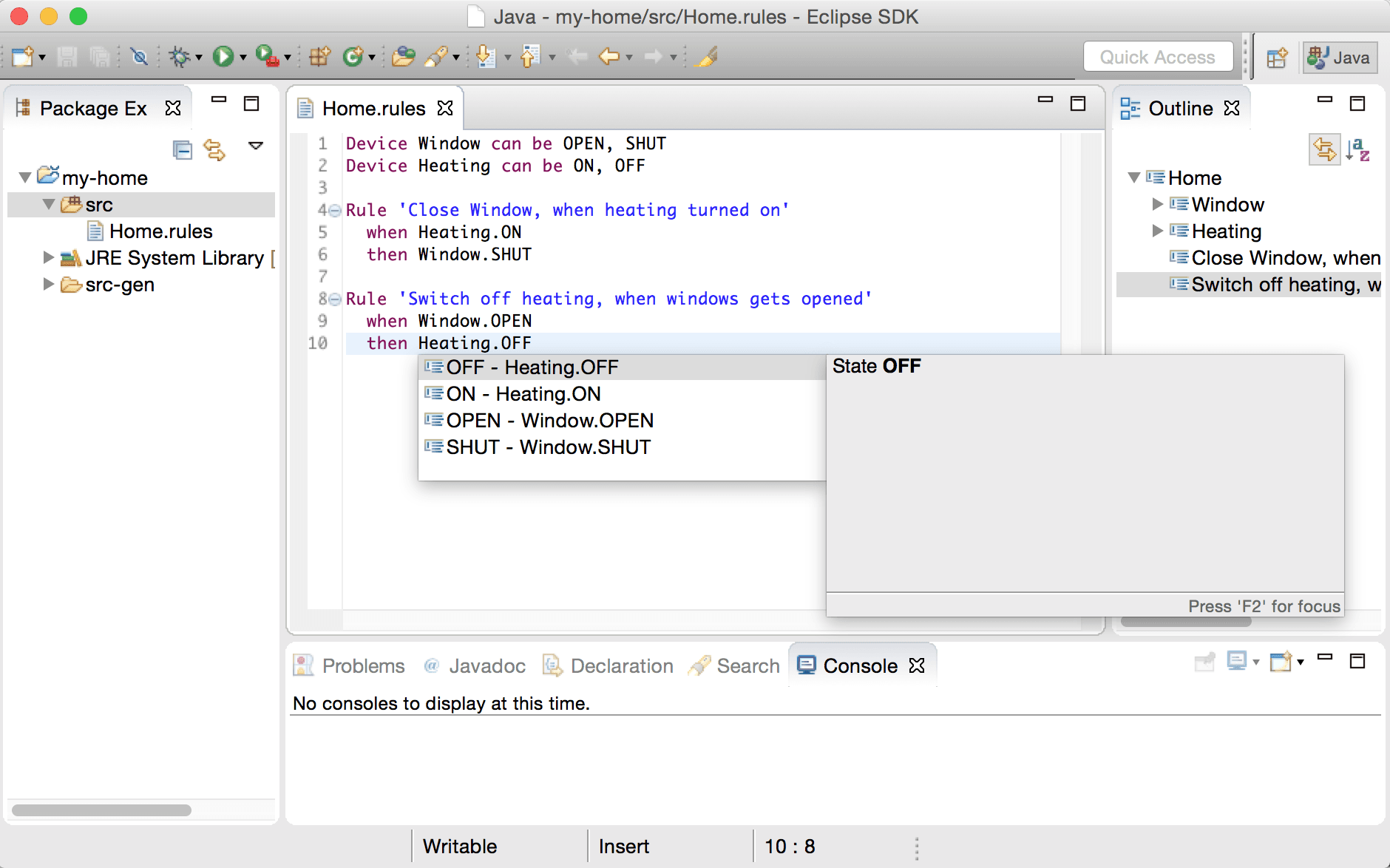 Xtext in Eclipse