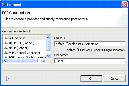 Connect Workspace to ECF