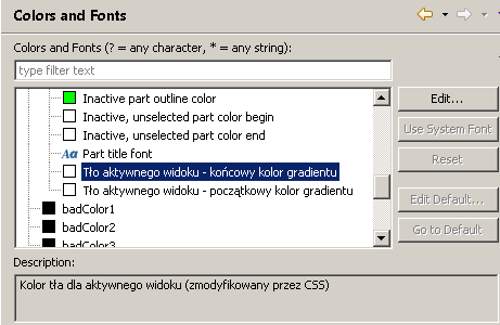 CSS bridge with polish locale