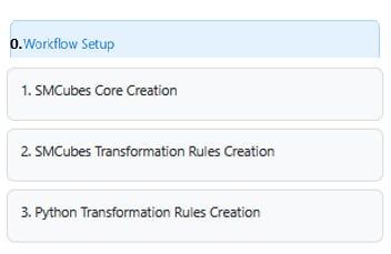 Main workflow overview