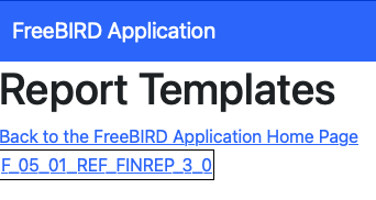 List of Populated Templates