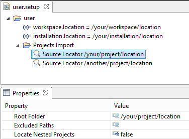 Setup Model for EMF Compare's Git commands wizard