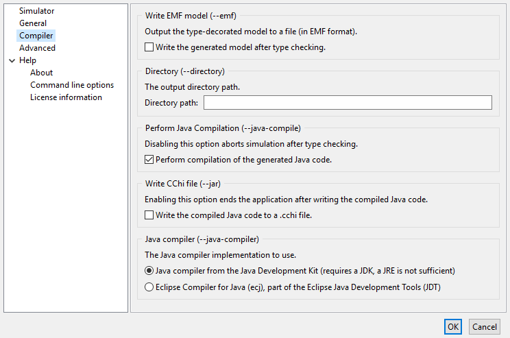 chi compiler dialog