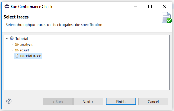 conformance traces