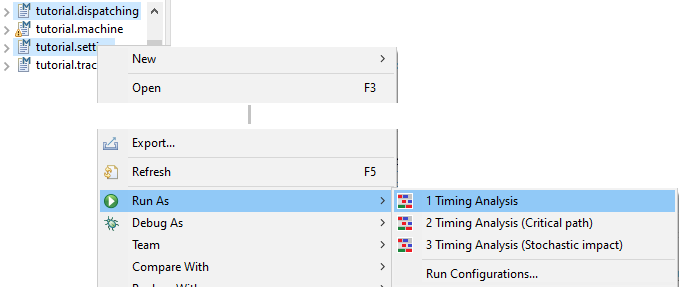 scheduling select dispatching setting