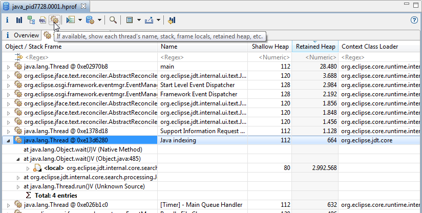 Threads overview and stacks