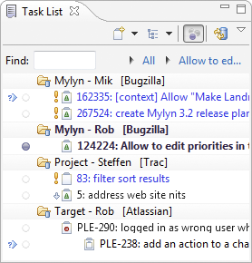 Mylyn 3.1 Screenshot