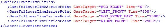 Example for a GazeTargetTimeSeries defined by the user in the external configuration file