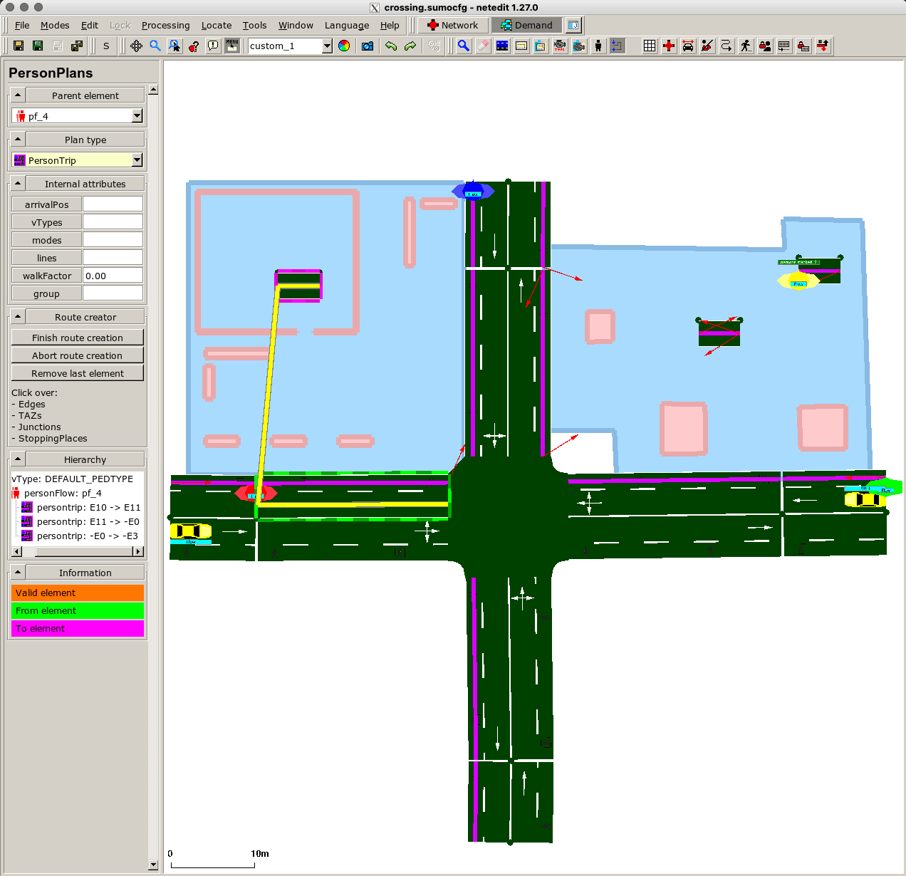 Routing flow2 persontrip3