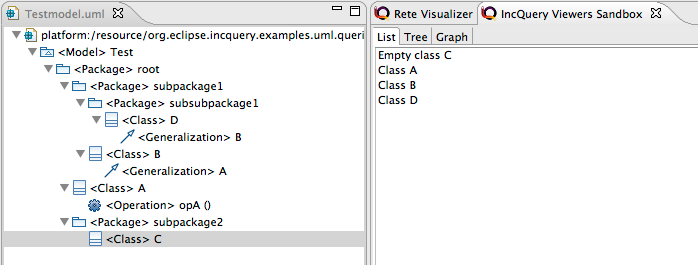 viewers uml list