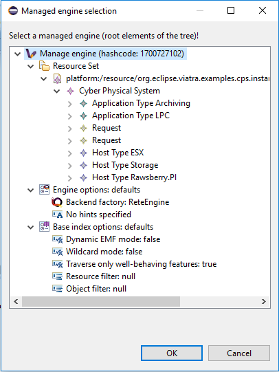 14 managed engine selection