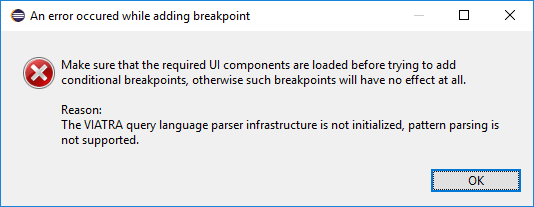 Conditional breakpoint parsing error