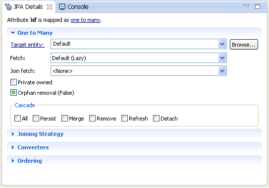 JPA Details, One-to-many Mapping