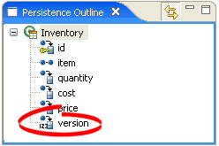 Version attribute of the Inventory entity.