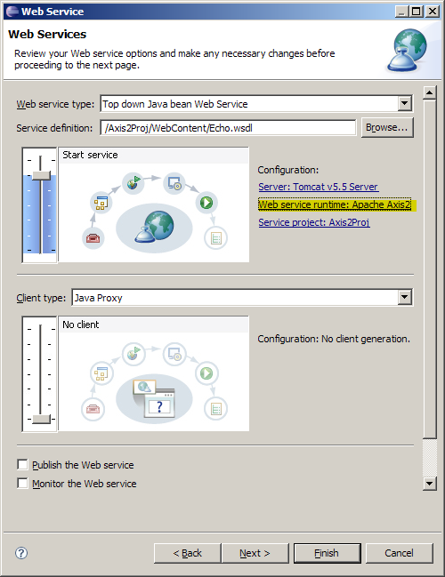 Axis2 Web service