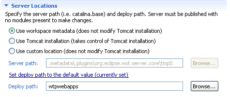 Configurable paths