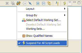 Suspend when any script is loaded