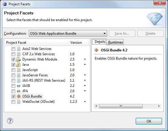 OSGi Bundle Facet