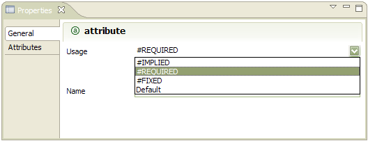 attribute property sheet